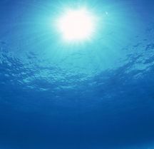 White light thru water