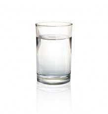 Single glass of water