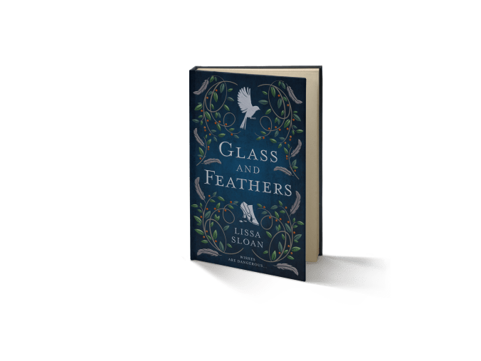 Glass and Feathers by Lissa Sloan, Book cover reveal (Available March 2024)
